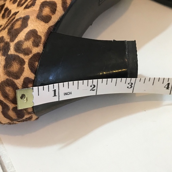 AEROSOLES Leopard Calf Hair Ankle Boots Booties Patrole Car Women’s Size 8.5 - Picture 12 of 16